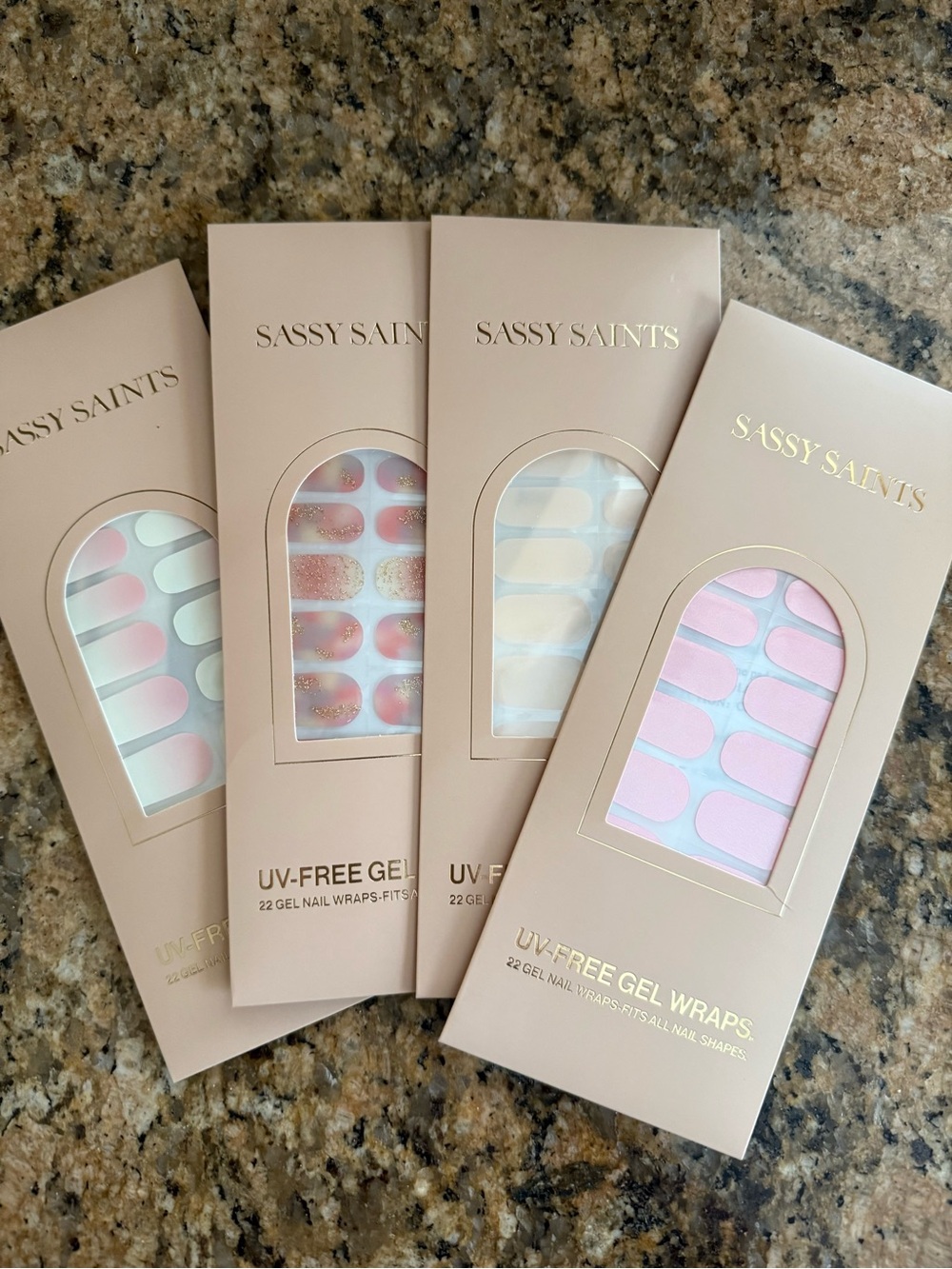 Bundle of Sassy Saints UV-Free Gel Nail Wraps
